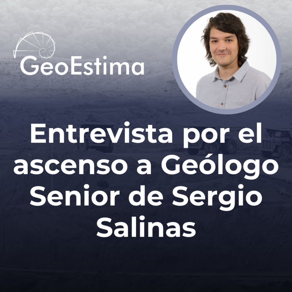 Sergio Salinas asume el rol de Geólogo Senior en GeoEstima